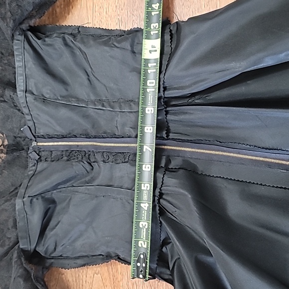 Gorgeous Vintage 1950s Lace & Satin Tea Length Cocktail Dress Amazing Condition - Picture 9 of 12